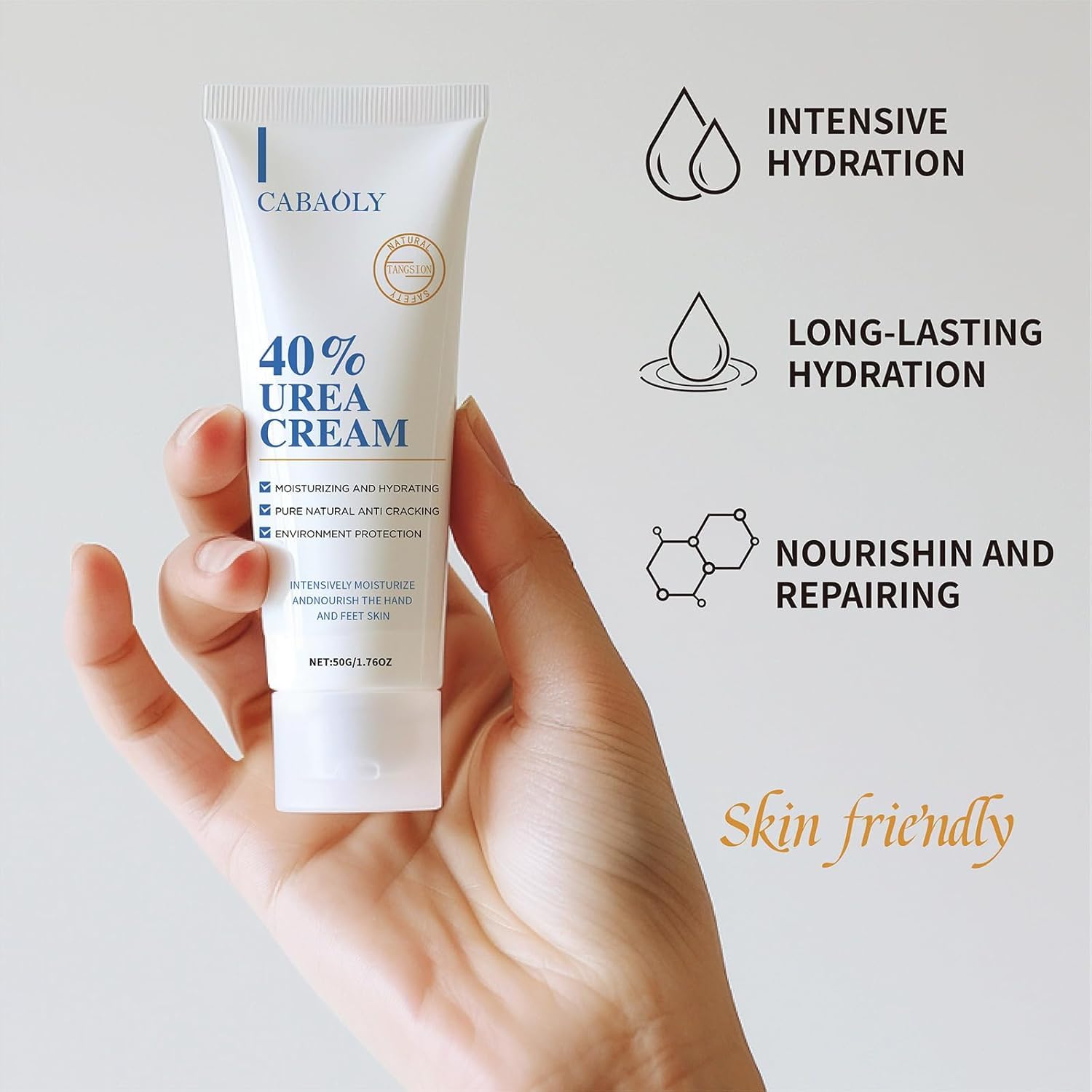 Zegrox Urea Cream 40% — Intensive Foot & Hand Moisturizer (3 x 1.75 oz)