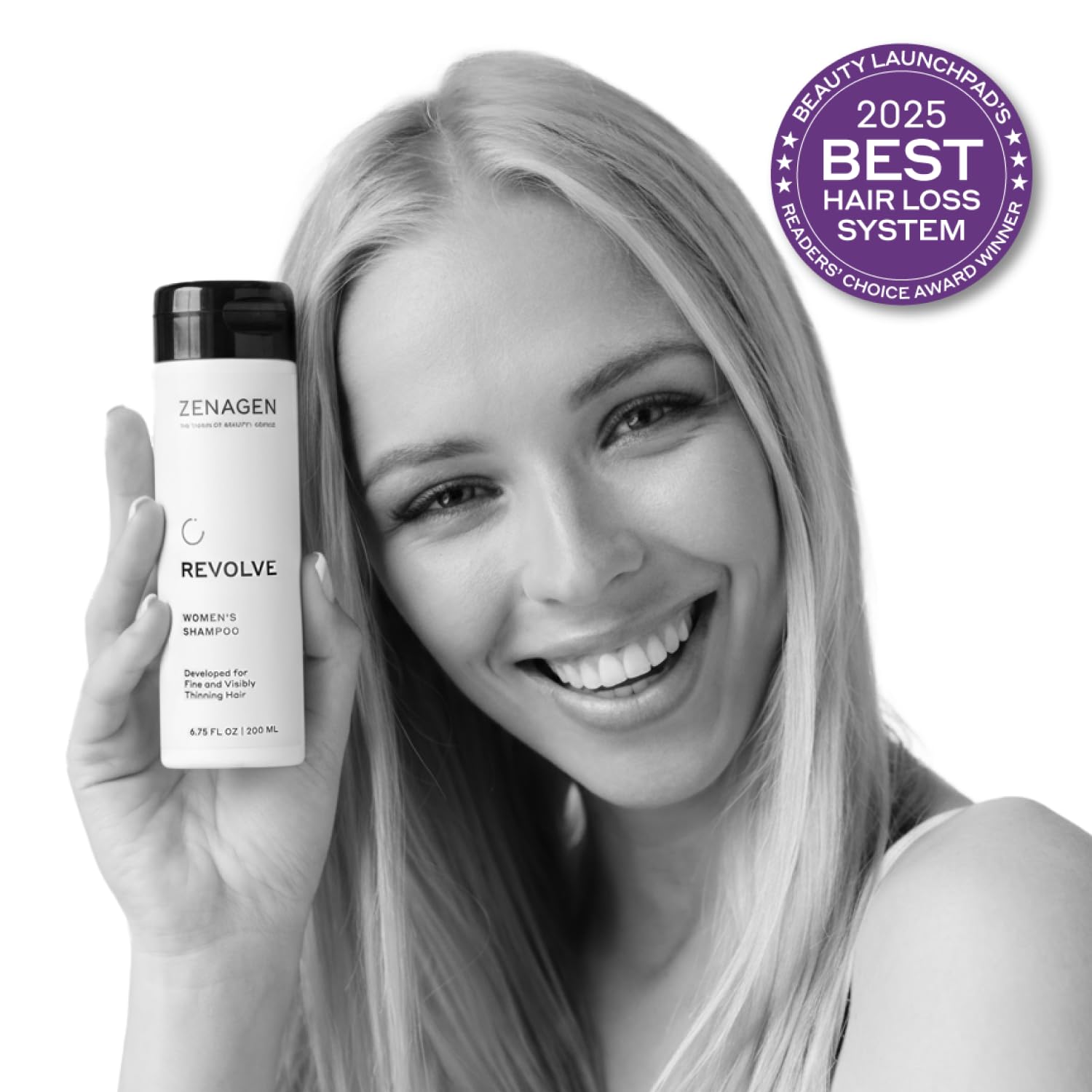 ZENAGEN Revolve Women Trio Kit – Shampoo, Conditioner & Densifying Serum for Fine Hair