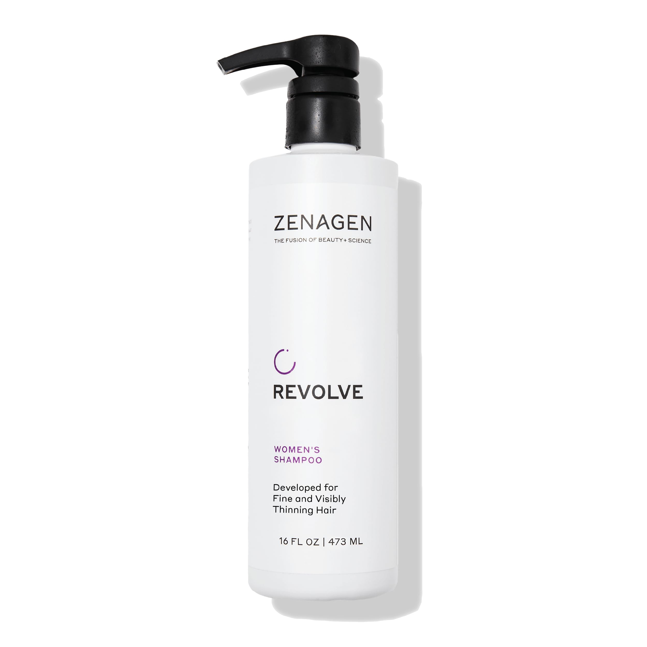 Zenagen Revolve Women's Thickening Shampoo | Fuller-Looking Hair, Plant-Based