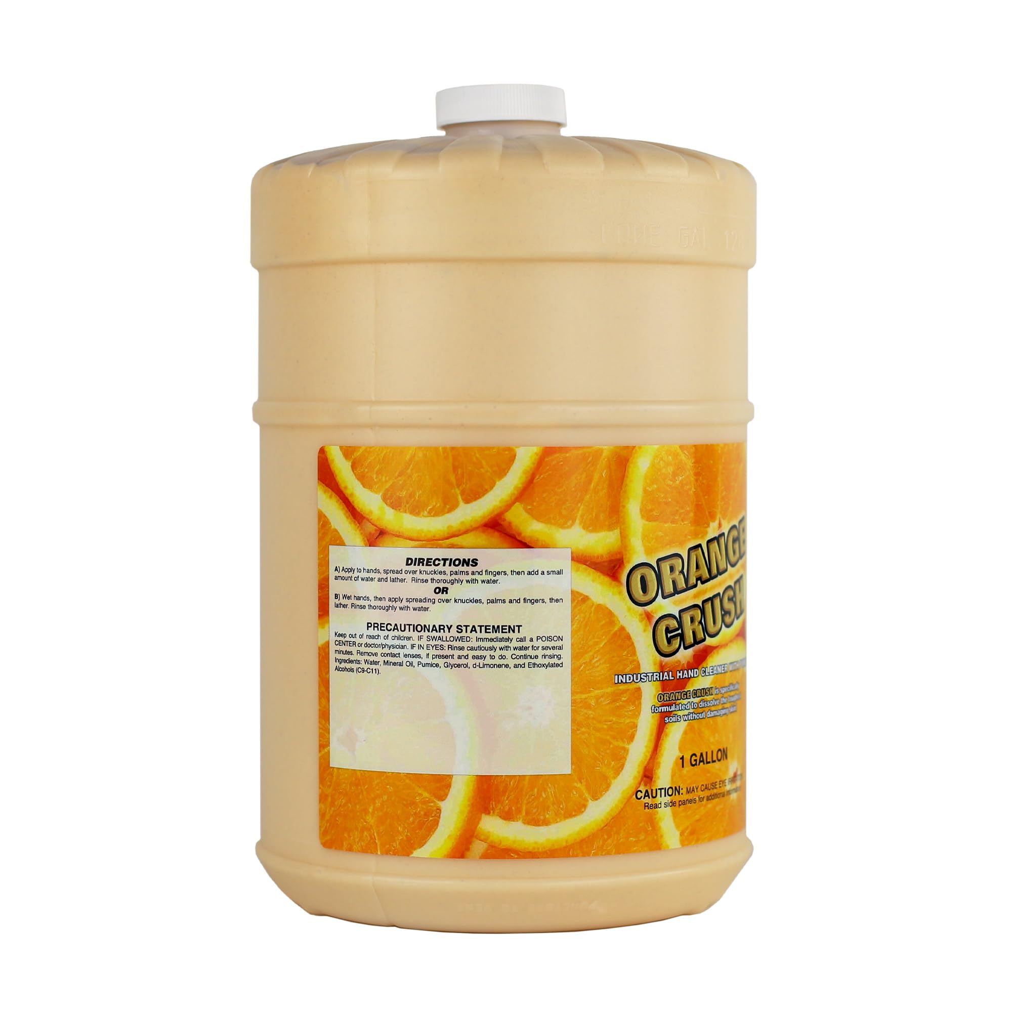 Zenex Orange Crush Hand Soap with Pumice — Industrial Cleaner, Citrus Crème, 1 Gal