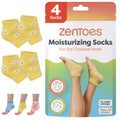 ZenToes Moisturizing Socks – Overnight Heel Treatment with Vitamin E, Olive Oil & Jojoba Oils