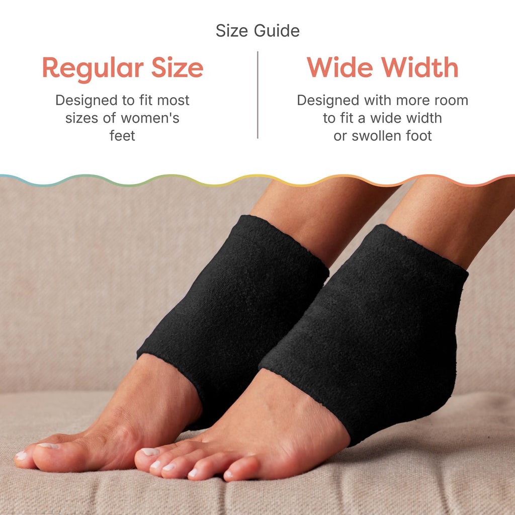 ZenToes Moisturizing Socks for Cracked Heels – Vitamin E, Olive Oil & Jojoba Oil