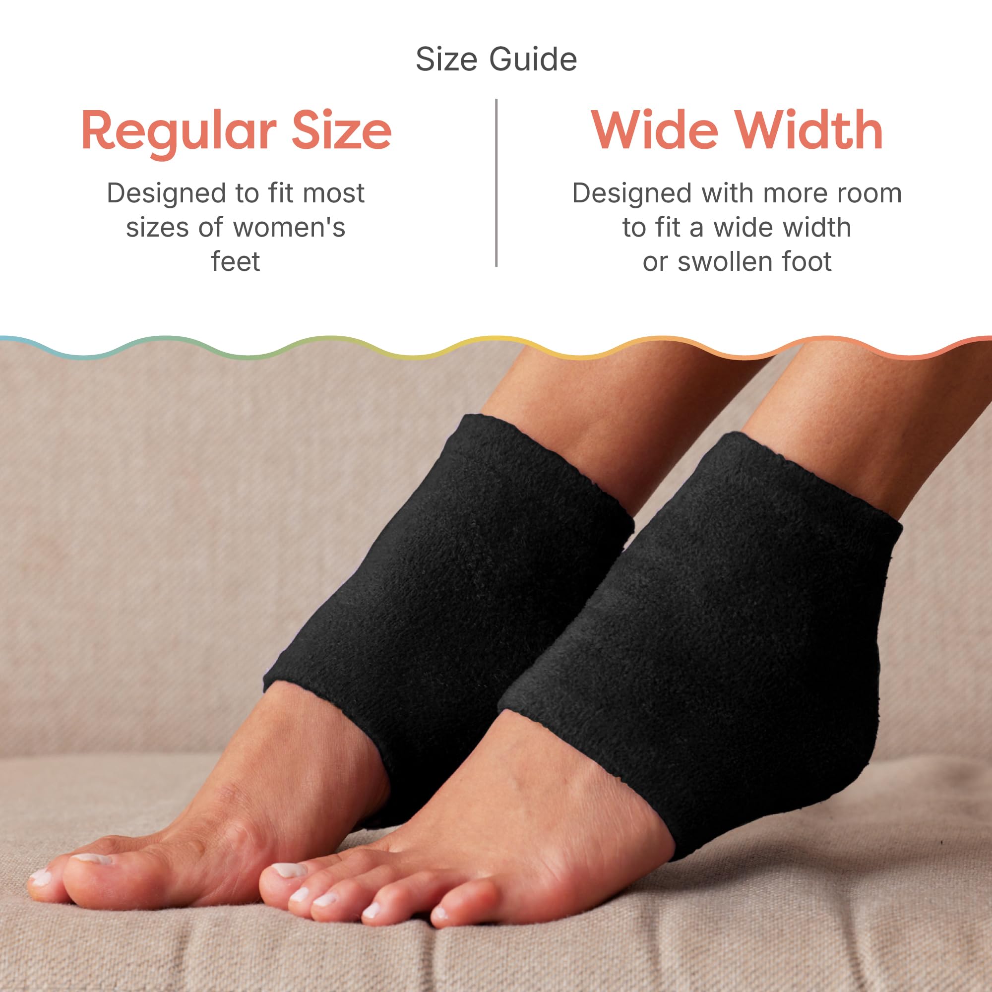 ZenToes Moisturizing Socks for Cracked Heels – Vitamin E, Olive Oil & Jojoba Oil
