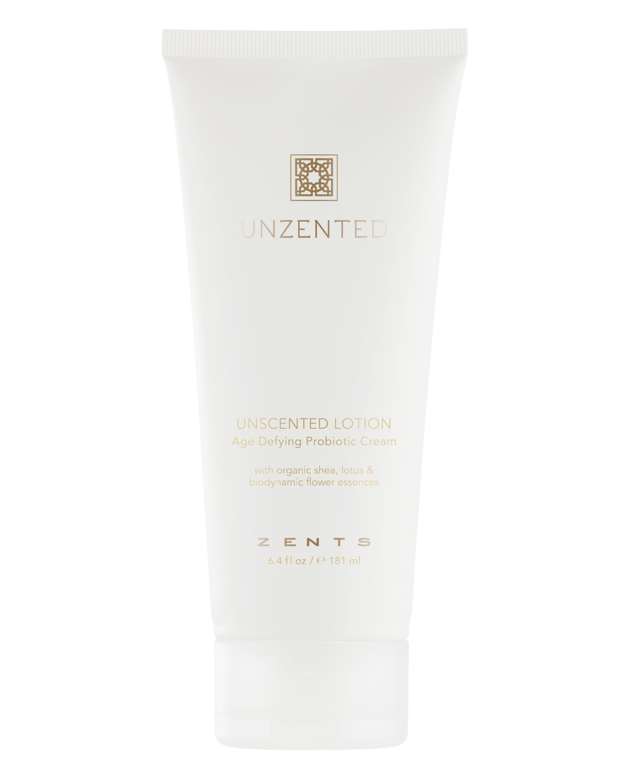 Zents Age-Defying Probiotic Body & Hand Lotion (Fragrance-Free) – Hyaluronic Acid & Organic Shea Butter | 6.4 fl oz