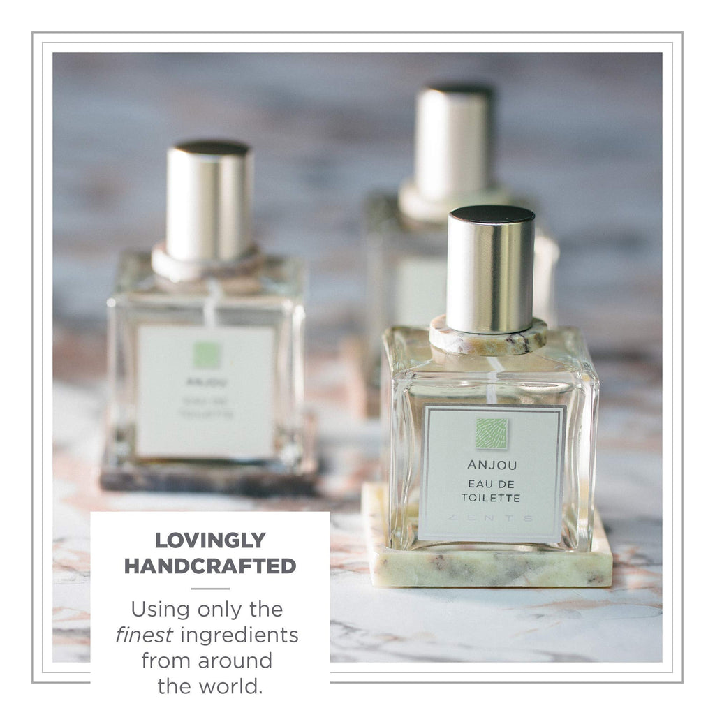 Zents Anjou Eau de Parfum – Unisex Scent with Jasmine, Geranium & Armoise | Clean, Long-Lasting Fragrance 1.69 oz