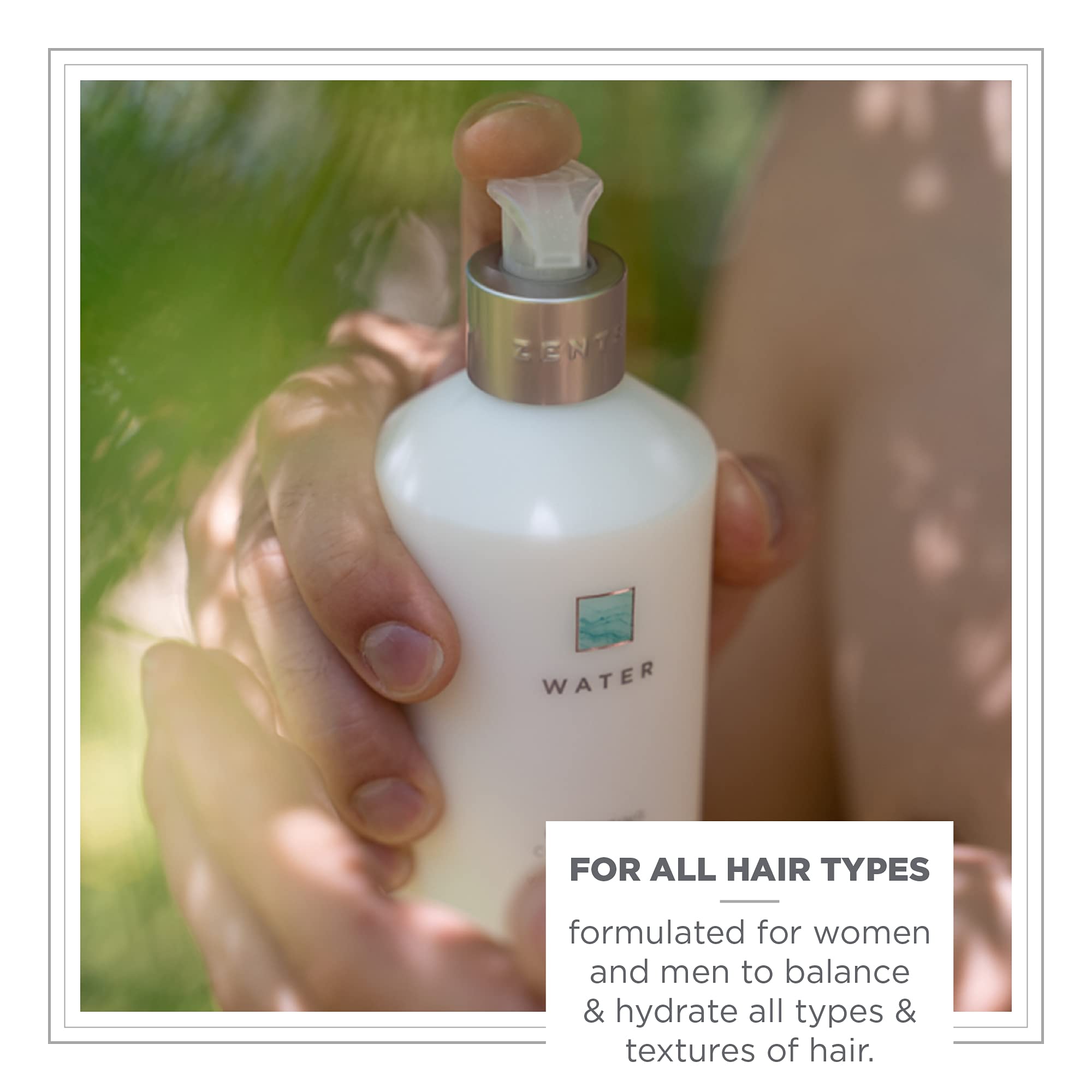 ZENTS Balancing Shampoo & Moisturizing Conditioner Set – Color Safe, Sulfate-Free, 10 fl oz Each