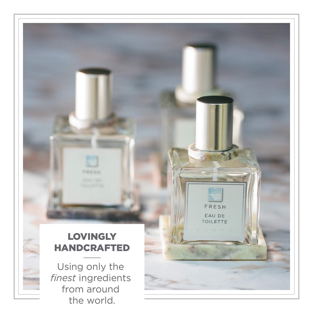 Zents Fresh Eau de Parfum – Unisex Linden Blossom, Cucumber & Lemon | 1.69 oz