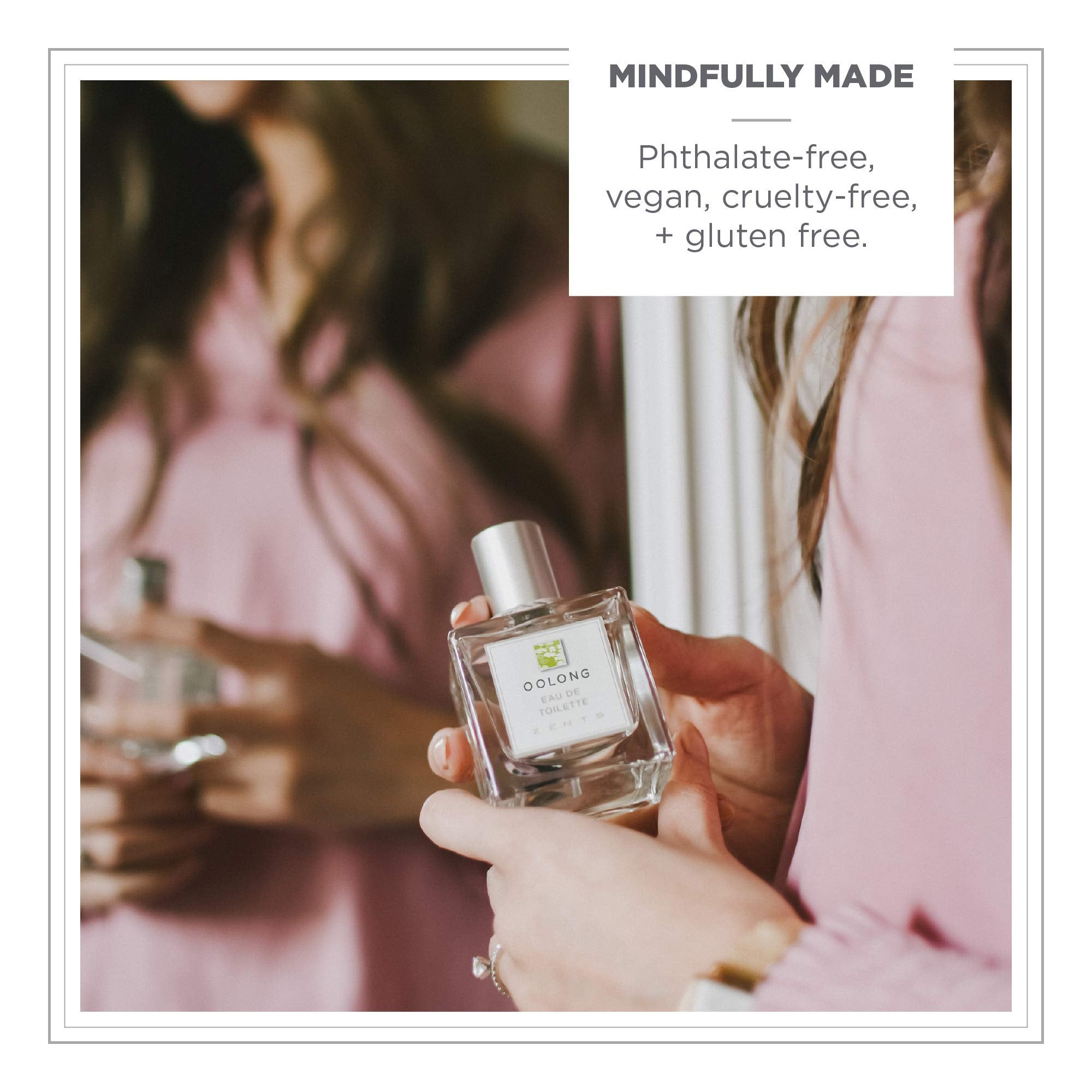 Zents Eau de Parfum Oolong | Unisex Fragrance with Lime, Lavender & Oolong Tea | 1.69 oz