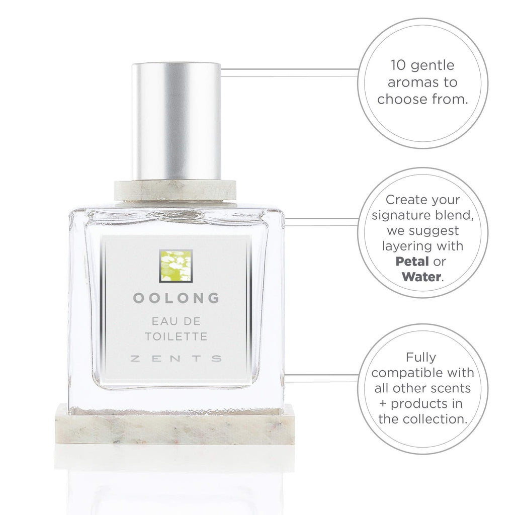 Zents Eau de Parfum Oolong | Unisex Fragrance with Lime, Lavender & Oolong Tea | 1.69 oz