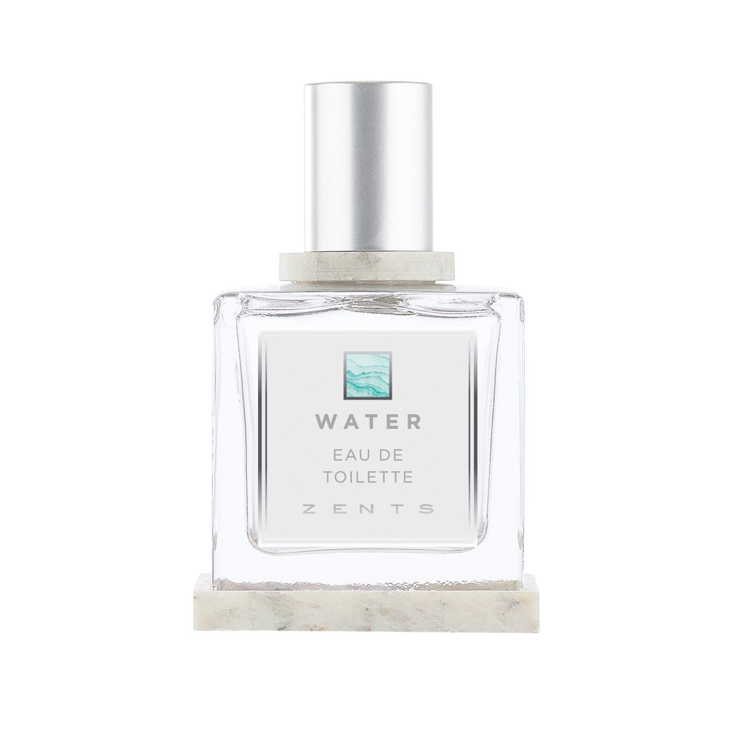 Zents Water Eau de Parfum – Unisex Fresh Scent with Chamomile, Coriander & Lemon | 1.69 oz