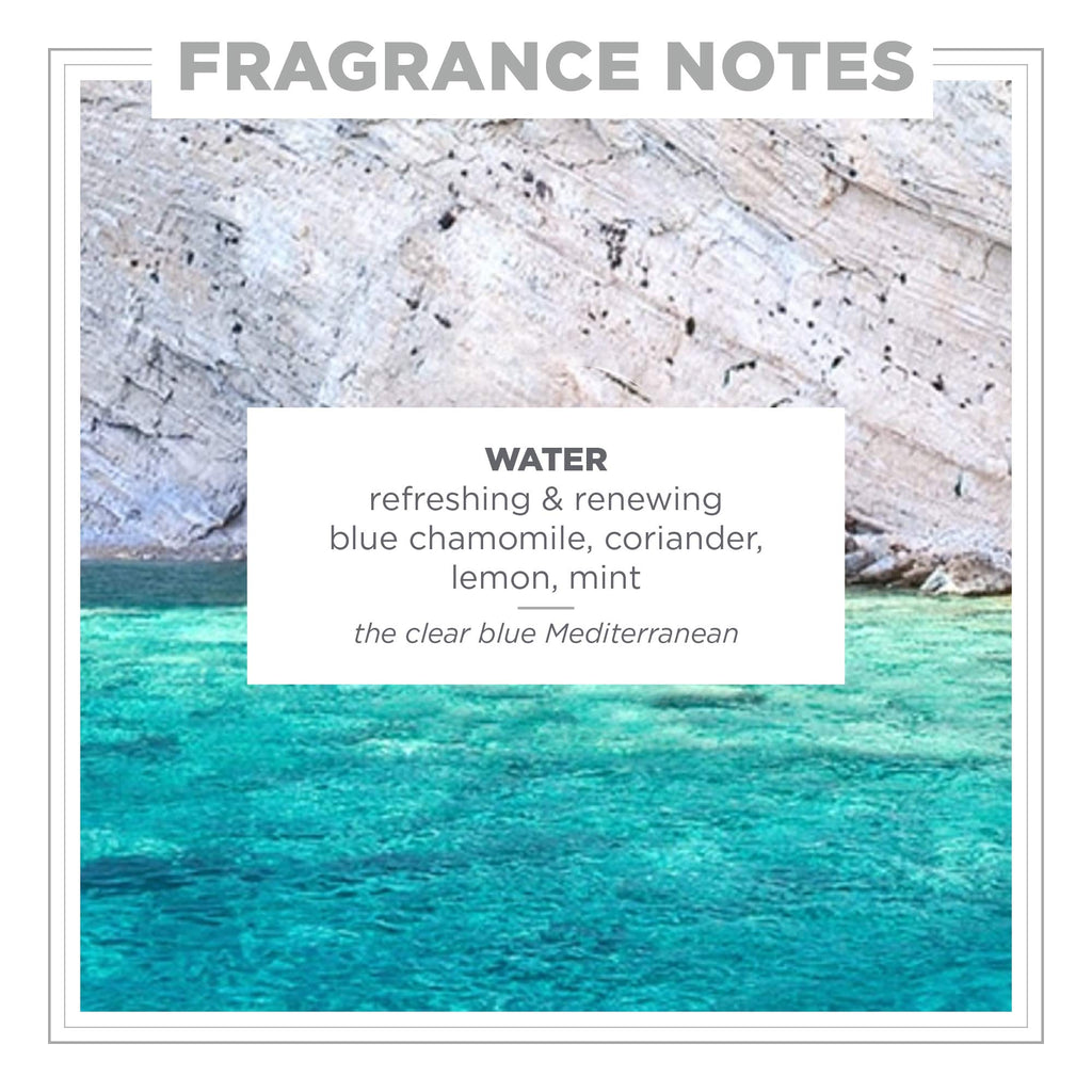 Zents Water Eau de Parfum – Unisex Fresh Scent with Chamomile, Coriander & Lemon | 1.69 oz