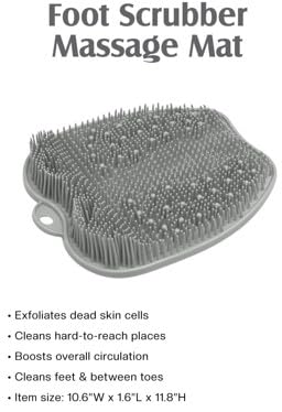 ZENVY Foot Silicone Scrubber Mat Set – Spa-Quality At-Home Foot Care Kit