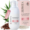 Zephta H-Regrow Hair Growth Spray – Rice Water, Biotin, Aloe Vera, Caffeine & Ginger – Unisex Hair Thinning Support
