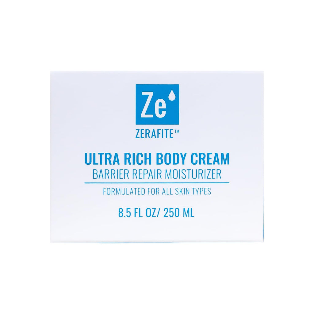 ZERAFITE Ultra Rich Body Cream – Barrier Repair Moisturizer for All Skin Types (8.5 oz)