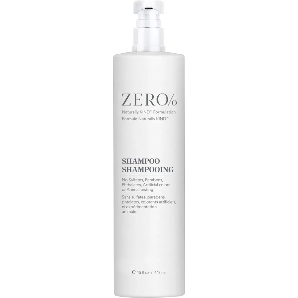 ZERO% Gilchrist & Soames Shampoo – Naturally KIND, Sulfate Free, Paraben Free, No Phthalates, No Artificial Colors, Hotel Collection, 15 fl oz