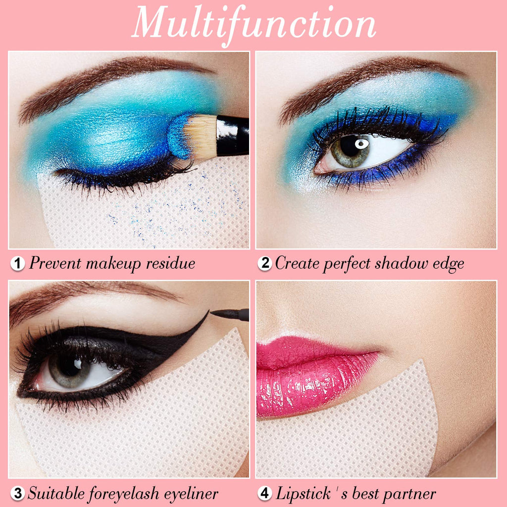 Zhanmai 600 Pieces Eyeshadow Pad Shields – White Half Moon Under-Eye Patches