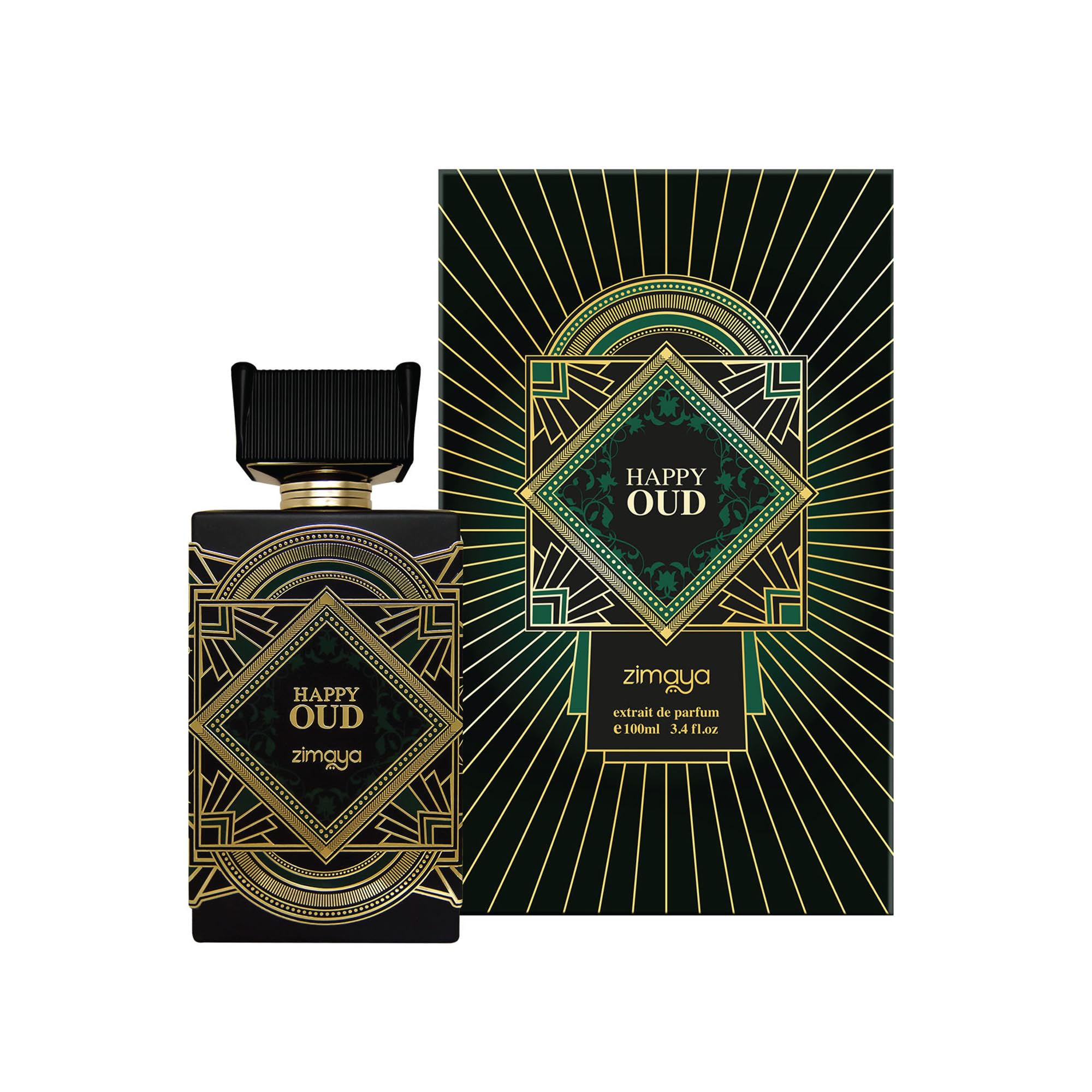 Afnan Zimaya Oud is Great Unisex Extrait De Parfum – 3.4 Fl. Oz | Luxury Oud