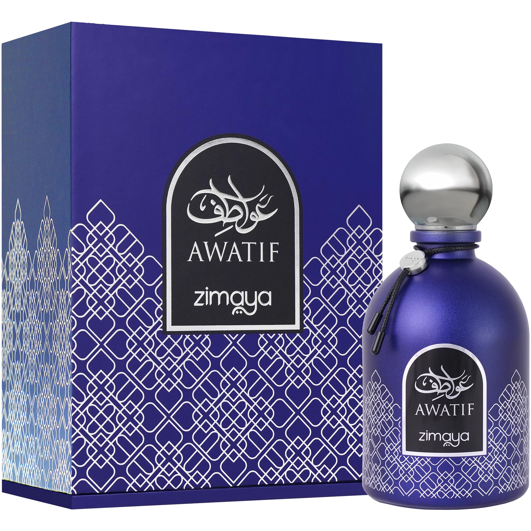 zimaya Awatif Pour Homme Eau de Parfum, 3.4 Fl Oz – Fresh Citrus & Warm Wood | Men’s Fragrance