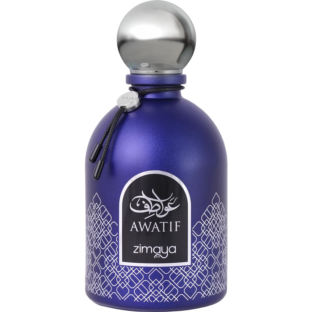 zimaya Awatif Pour Homme Eau de Parfum, 3.4 Fl Oz – Fresh Citrus & Warm Wood | Men’s Fragrance