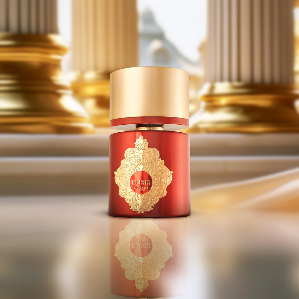 zimaya Elixir Red Pour Femme Eau De Parfum – 3.4 Fl Oz, Luxurious Feminine Fragrance