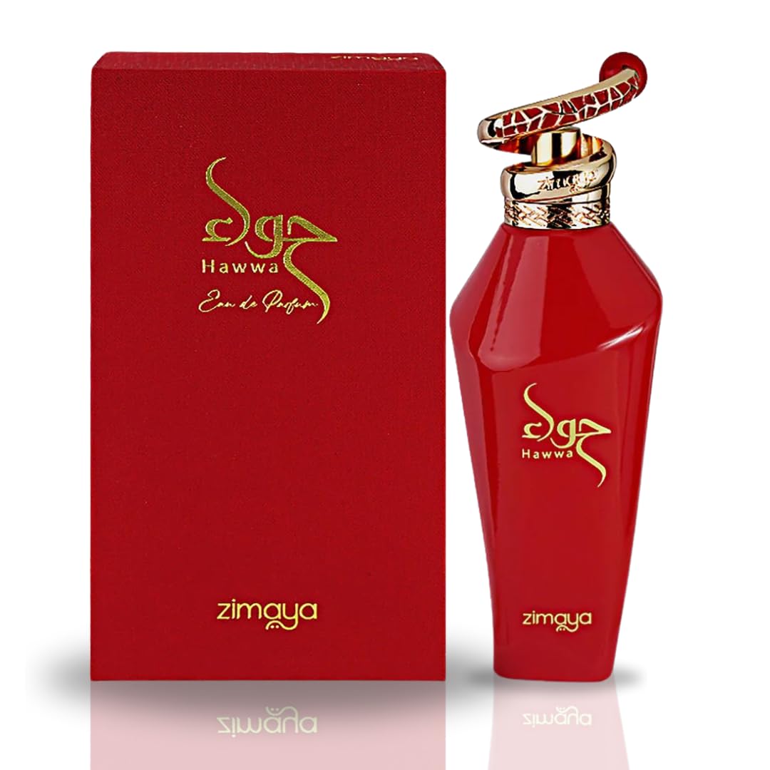 Zimaya Hawwa Red Pour Femme Eau de Parfum – 3.4 Fl Oz