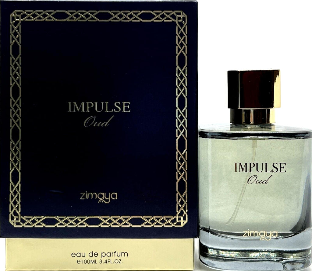 Zimaya Impulse Oud Eau de Parfum Spray for Unisex – 3.4 Fl Oz