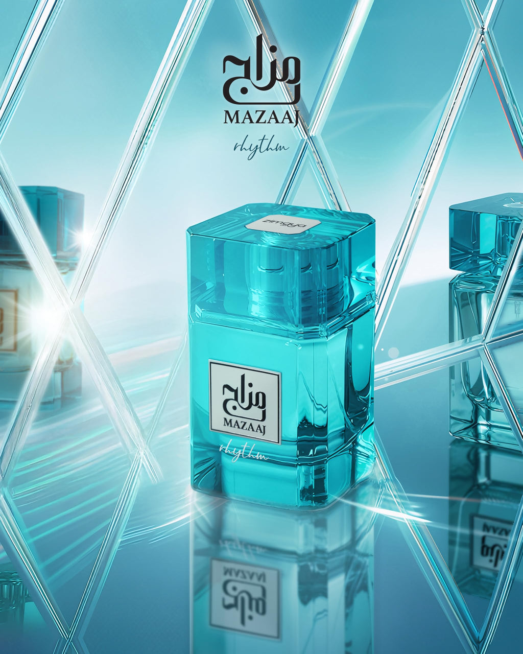 Zimaya Mazaaj Rhythm Unisex Eau de Parfum – Fresh, Modern Scent for Everyday Elegance
