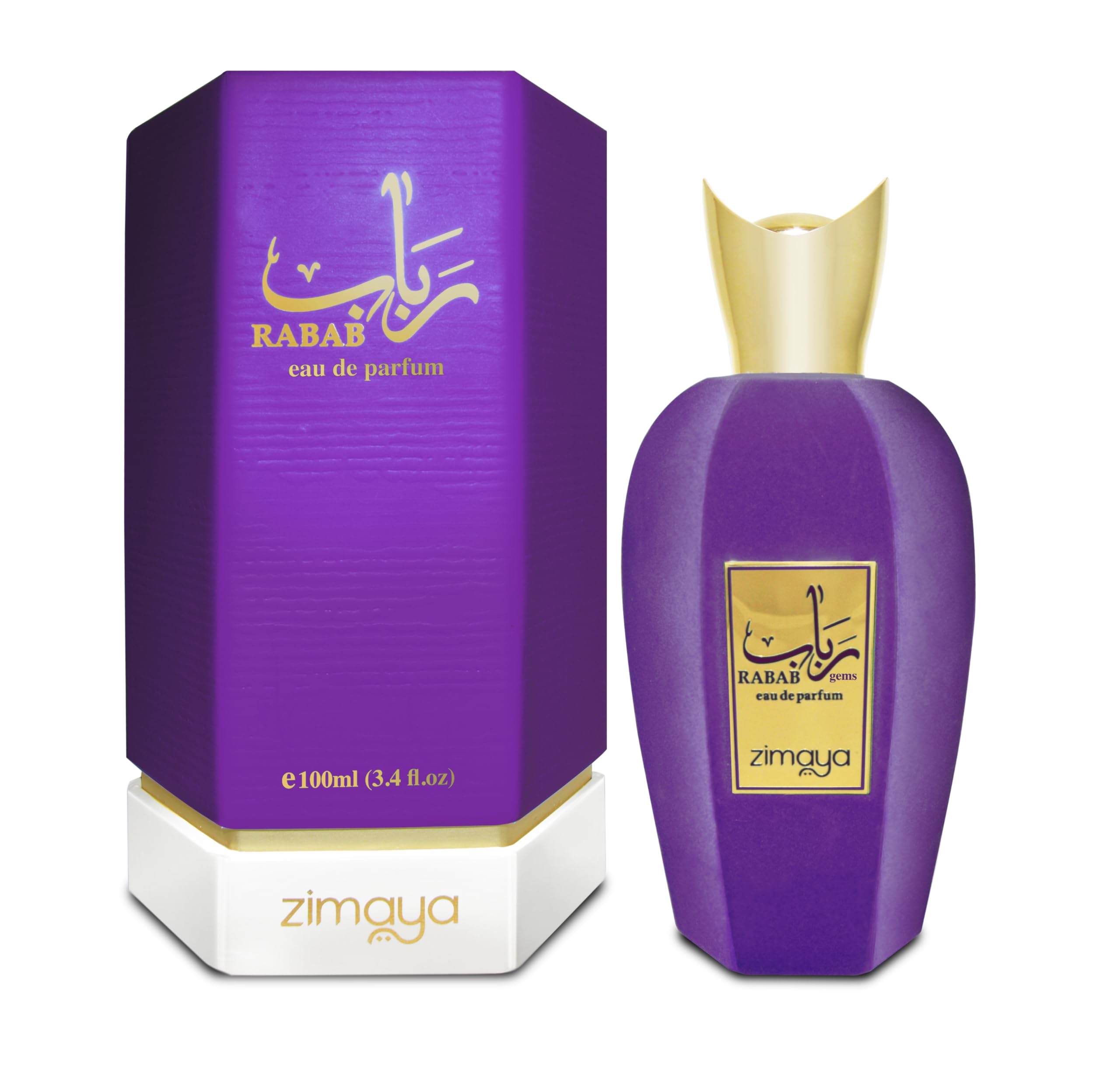 zimaya Rabab Gems Pour Femme EDP 3.4 Fl Oz | Floral-Oriental Fragrance