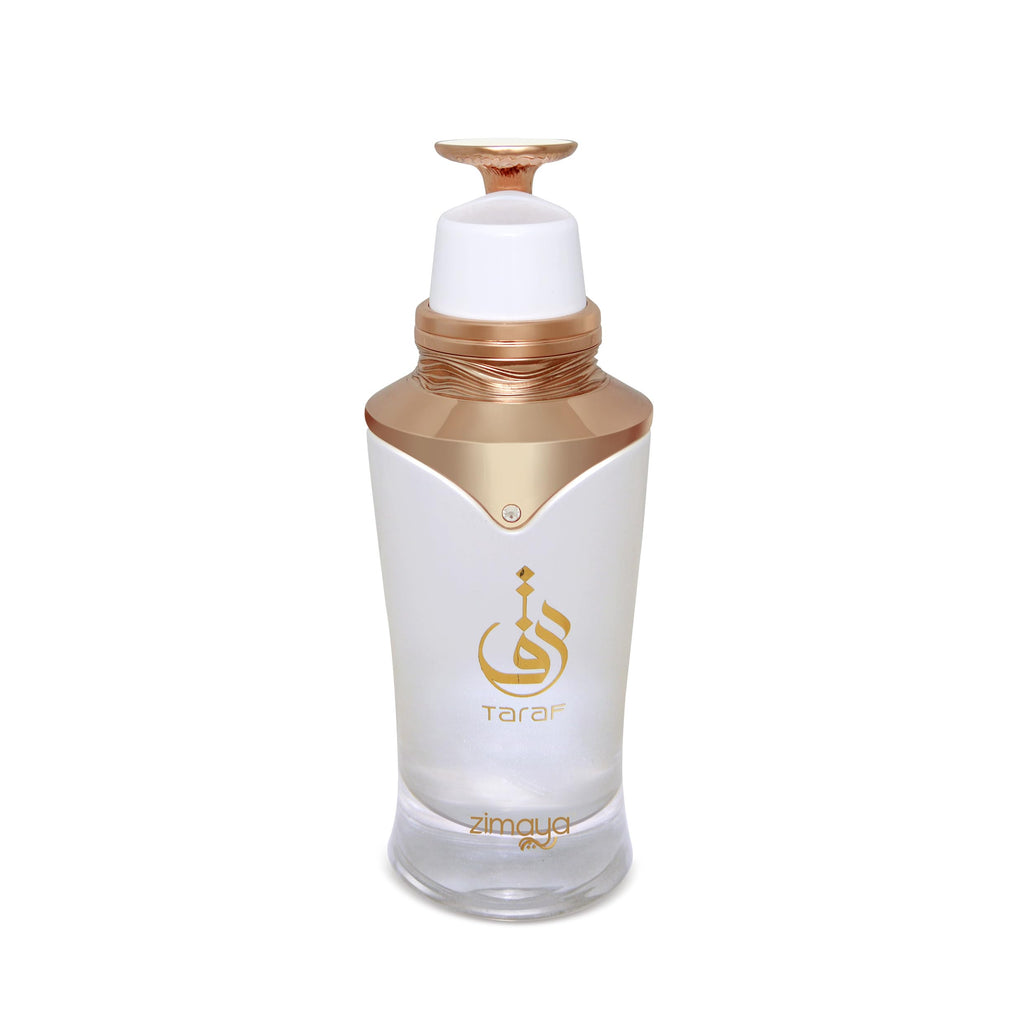 Zimaya Taraf White Eau de Parfum – Unisex Floral-Fruity, 3.4 oz