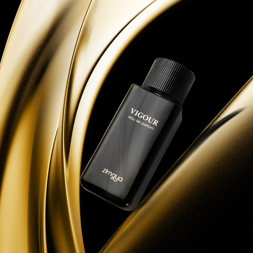 Zimaya Vigour Pour Homme Eau de Parfum – 3.4 Fl Oz | Spicy Fresh Oud, Woods & Musk
