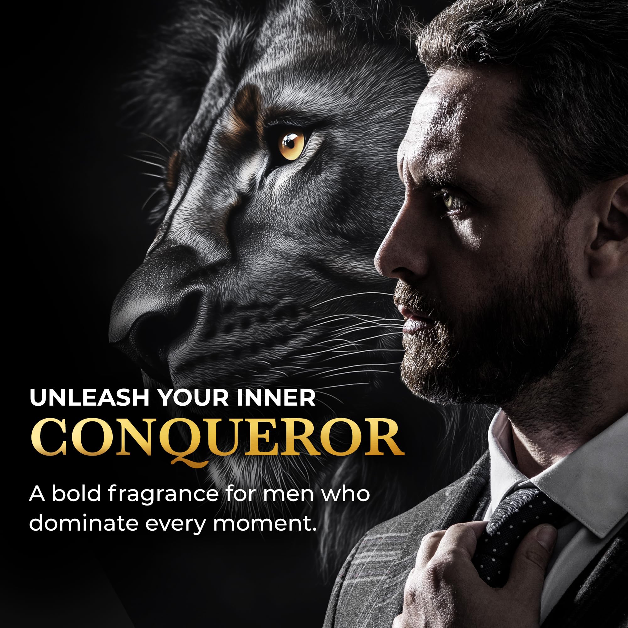 Zion’s Lion of Judah: LION OF JUDAH Travel Size Cologne Set for Men – 3x 15ml EDP in Lion-Shaped Bottle