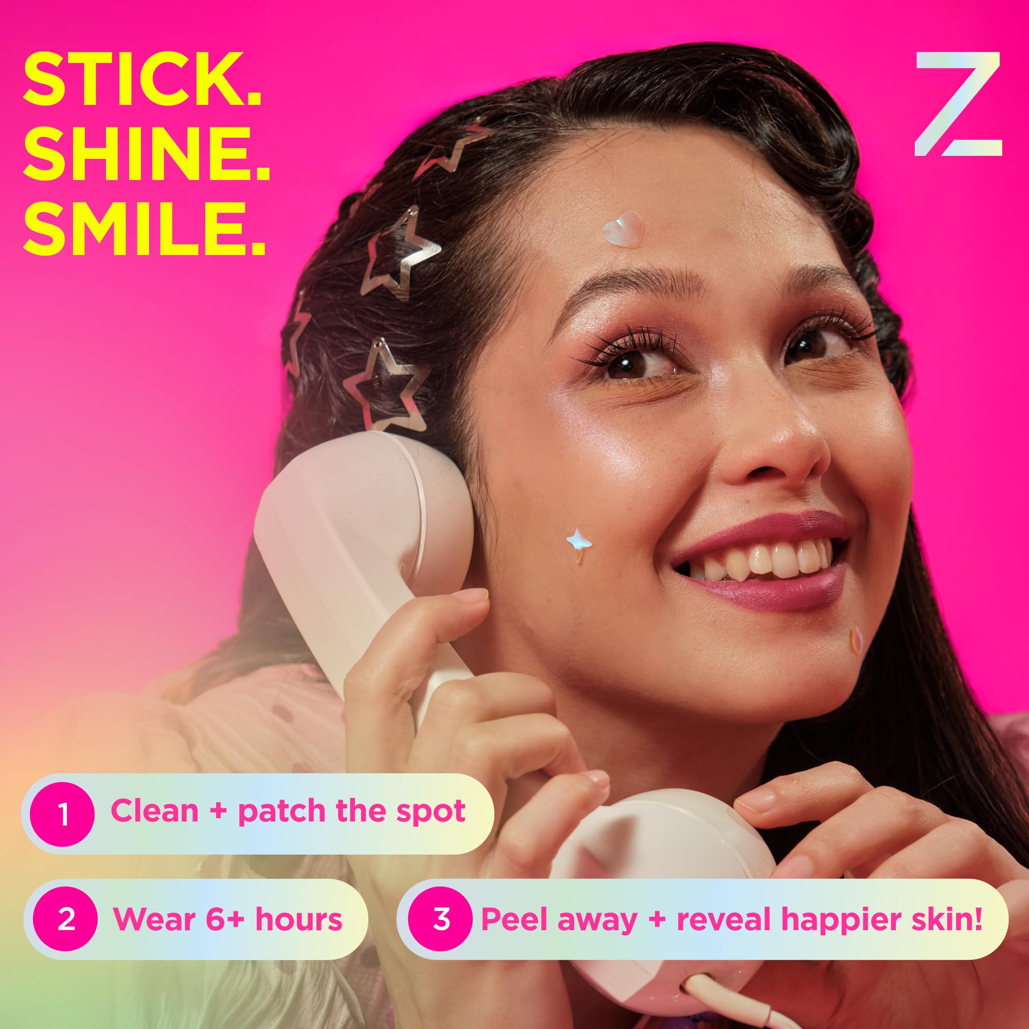 ZitSticka DreamHolo 72ct Pimple Patches – Holographic Goo Getter Hydrocolloid Patches