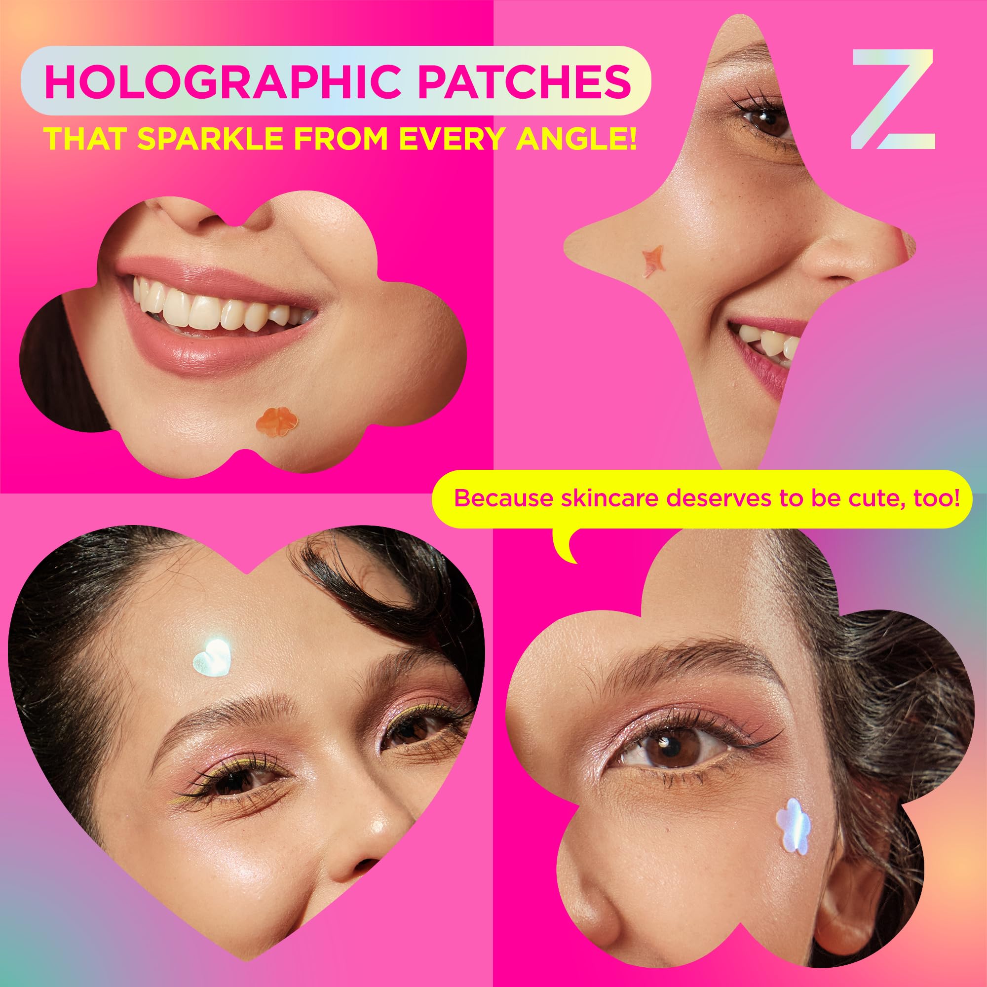 ZitSticka DreamHolo 72ct Pimple Patches – Holographic Goo Getter Hydrocolloid Patches