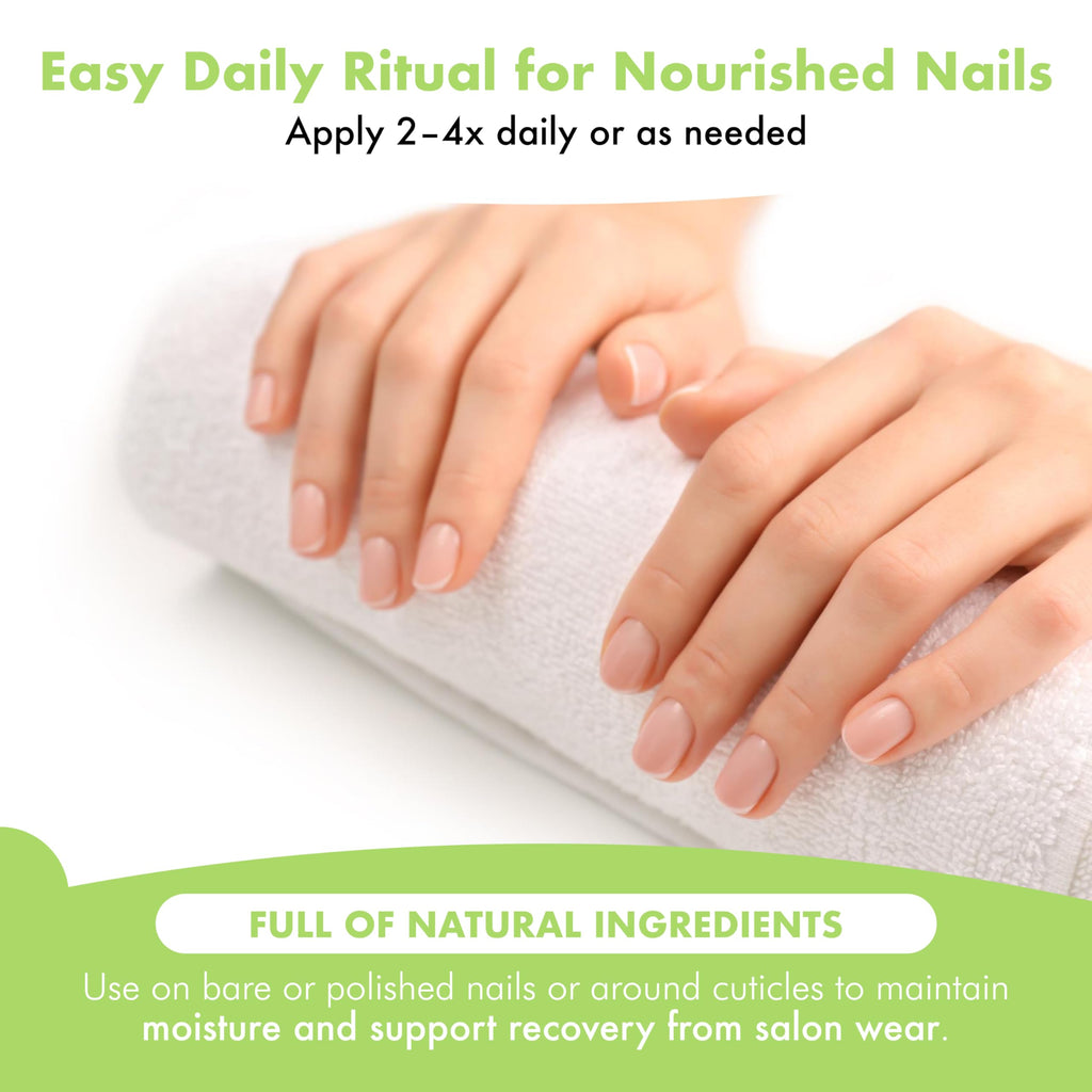 Zizia Botanicals Citrus Nail Tonic – Travel-Size Nail & Cuticle Oil with Squalane, Rice Protein & Jojoba | Mandarin, Grapefruit & Bergamot Scent | Vegan & Cruelty-Free 0.33 fl oz