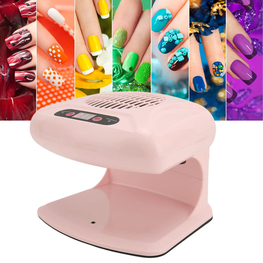 ZJchao Air Nail Dryer 300W - 2-in-1 Induction Cold/Hot Air for Home & Salon