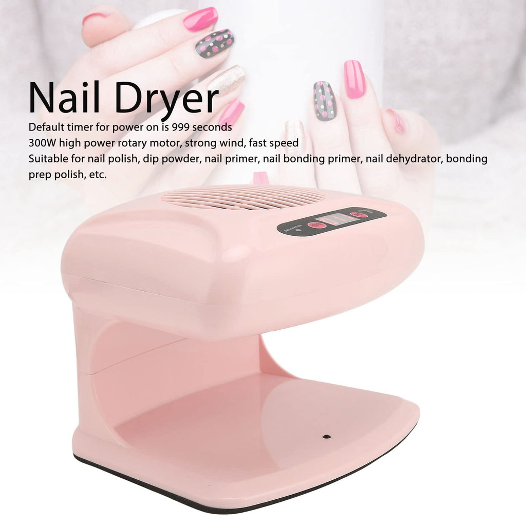 ZJchao Air Nail Dryer 300W - 2-in-1 Induction Cold/Hot Air for Home & Salon
