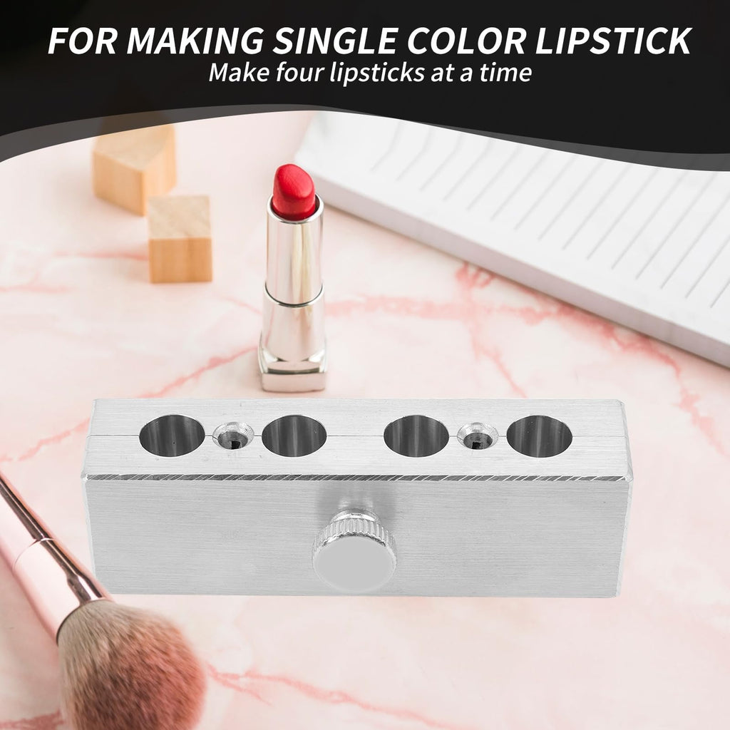 ZJchao Diy Lipstick Making Kit – Aluminum Alloy DIY Lipstick Maker for Custom Single-Color Lipsticks