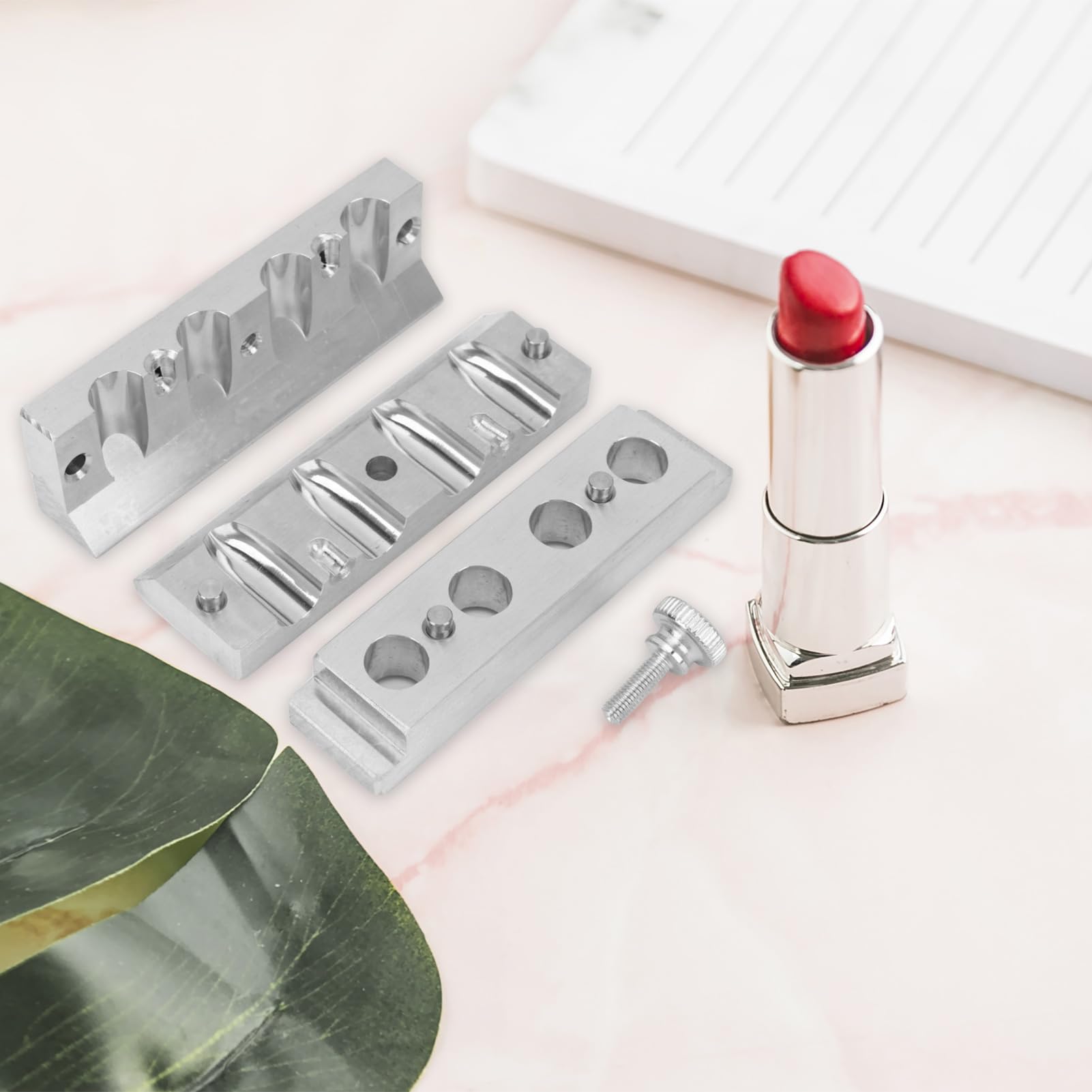 ZJchao Diy Lipstick Making Kit – Aluminum Alloy DIY Lipstick Maker for Custom Single-Color Lipsticks
