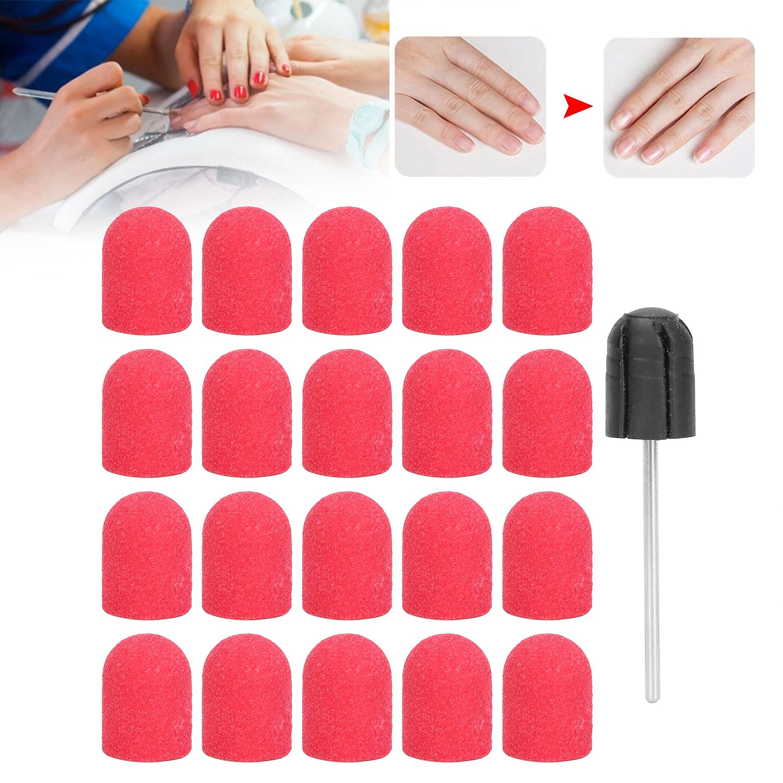 ZJchao Nail Drill Bits Kit | Nail Art Sanding & Polishing Set for Manicure & Pedicure