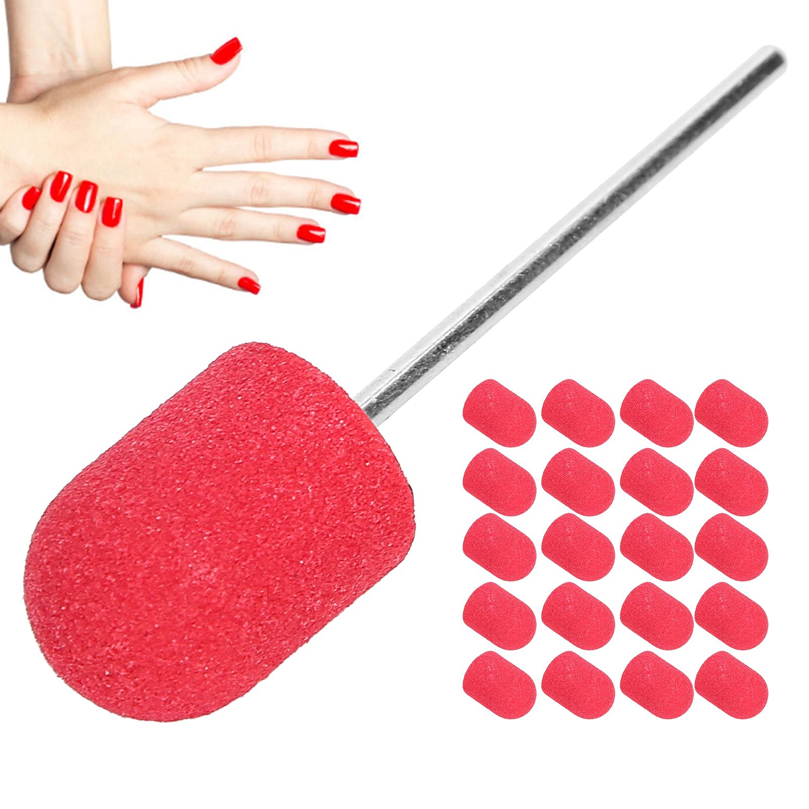 ZJchao Nail Drill Bits Kit | Nail Art Sanding & Polishing Set for Manicure & Pedicure
