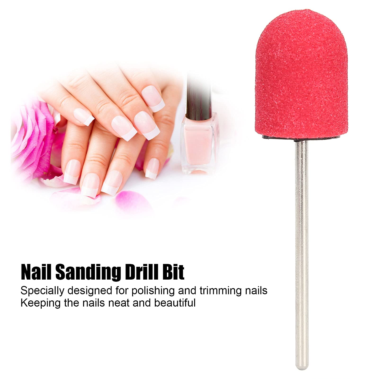 ZJchao Nail Drill Bits Kit | Nail Art Sanding & Polishing Set for Manicure & Pedicure