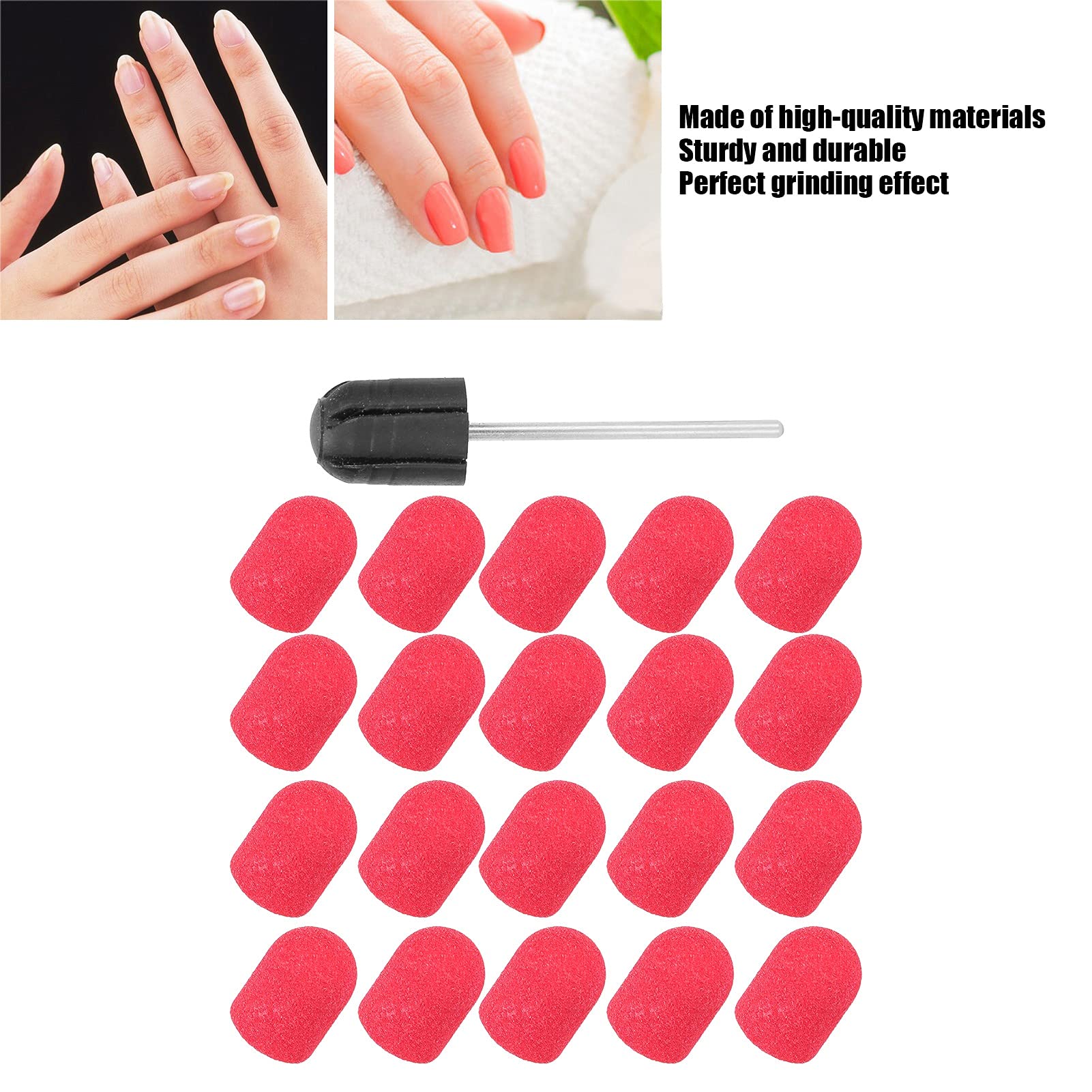 ZJchao Nail Drill Bits Kit | Nail Art Sanding & Polishing Set for Manicure & Pedicure