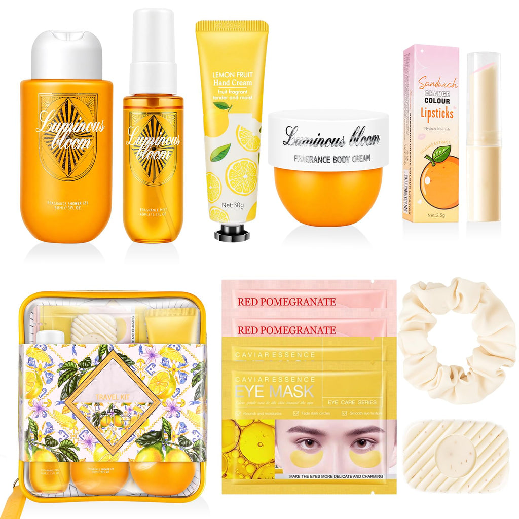 ZKONLY 11-Piece Women's Skincare Gift Set - Travel-Size Spa Kit