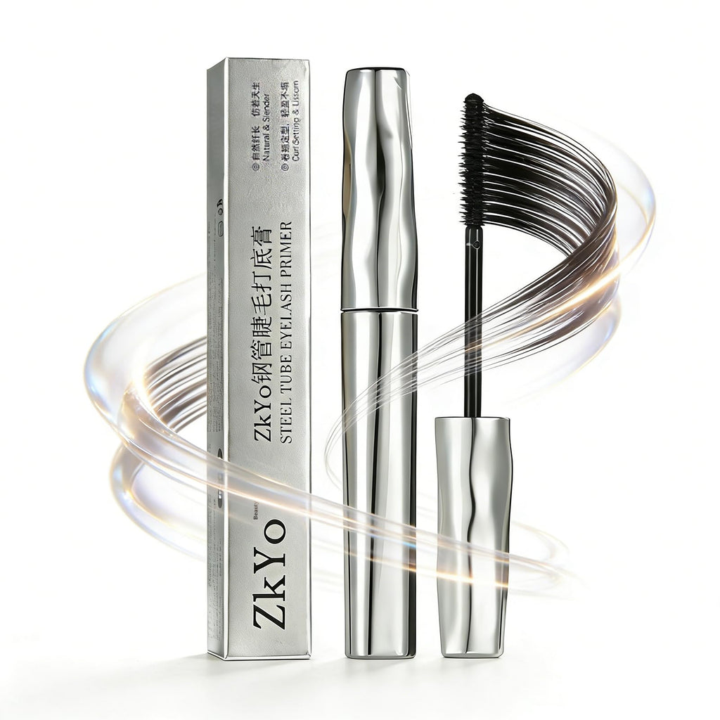 ZkYo Steel Tube Eyelash Primer – Waterproof Base Coat for Voluminous, Long-Lasting Lashes