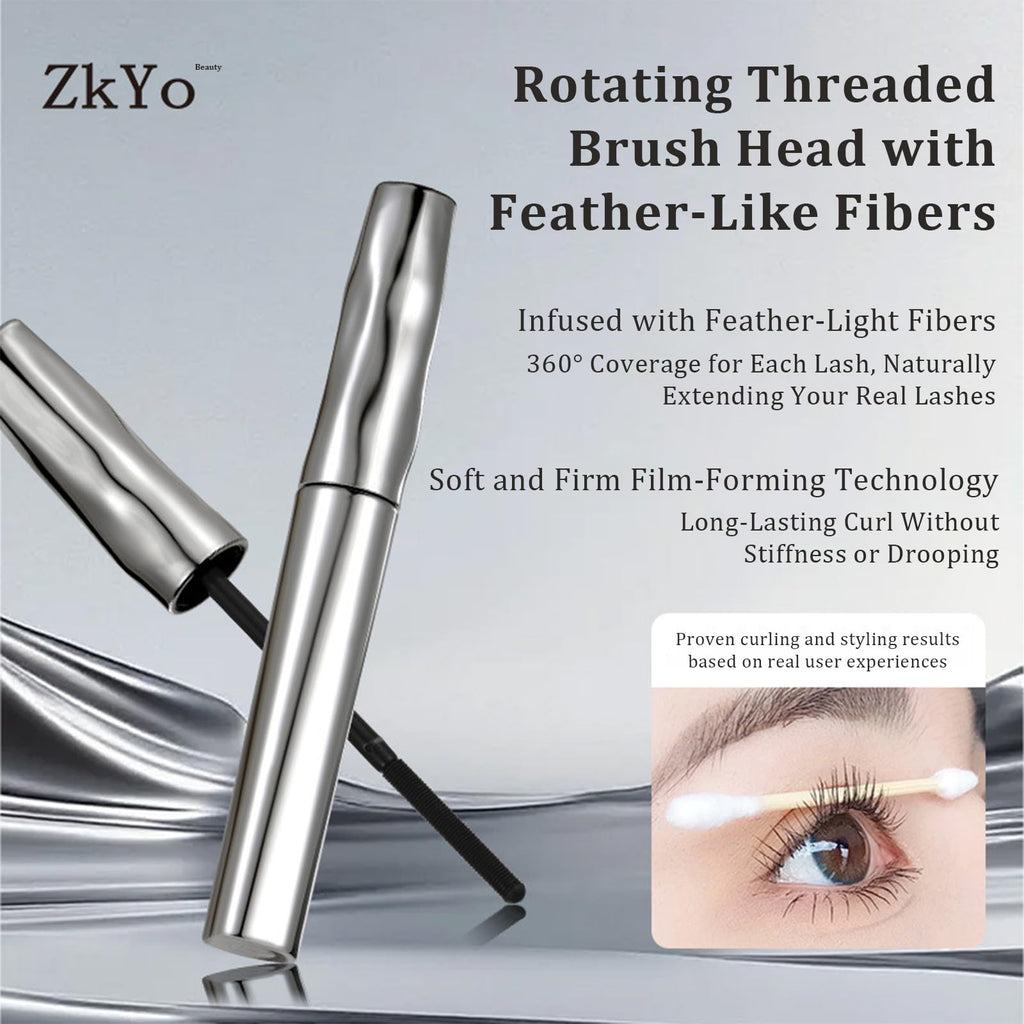 ZkYo Steel Tube Eyelash Primer – Waterproof Base Coat for Voluminous, Long-Lasting Lashes