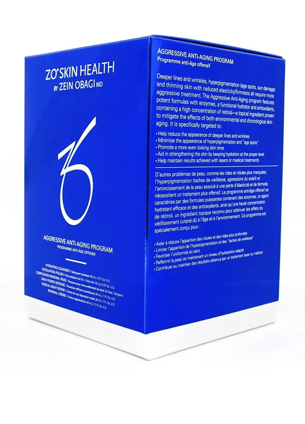 ZO Skin Health Exfoliating Aggressive Anti-Aging Program | Advanced Exfoliation for Radiant Skin