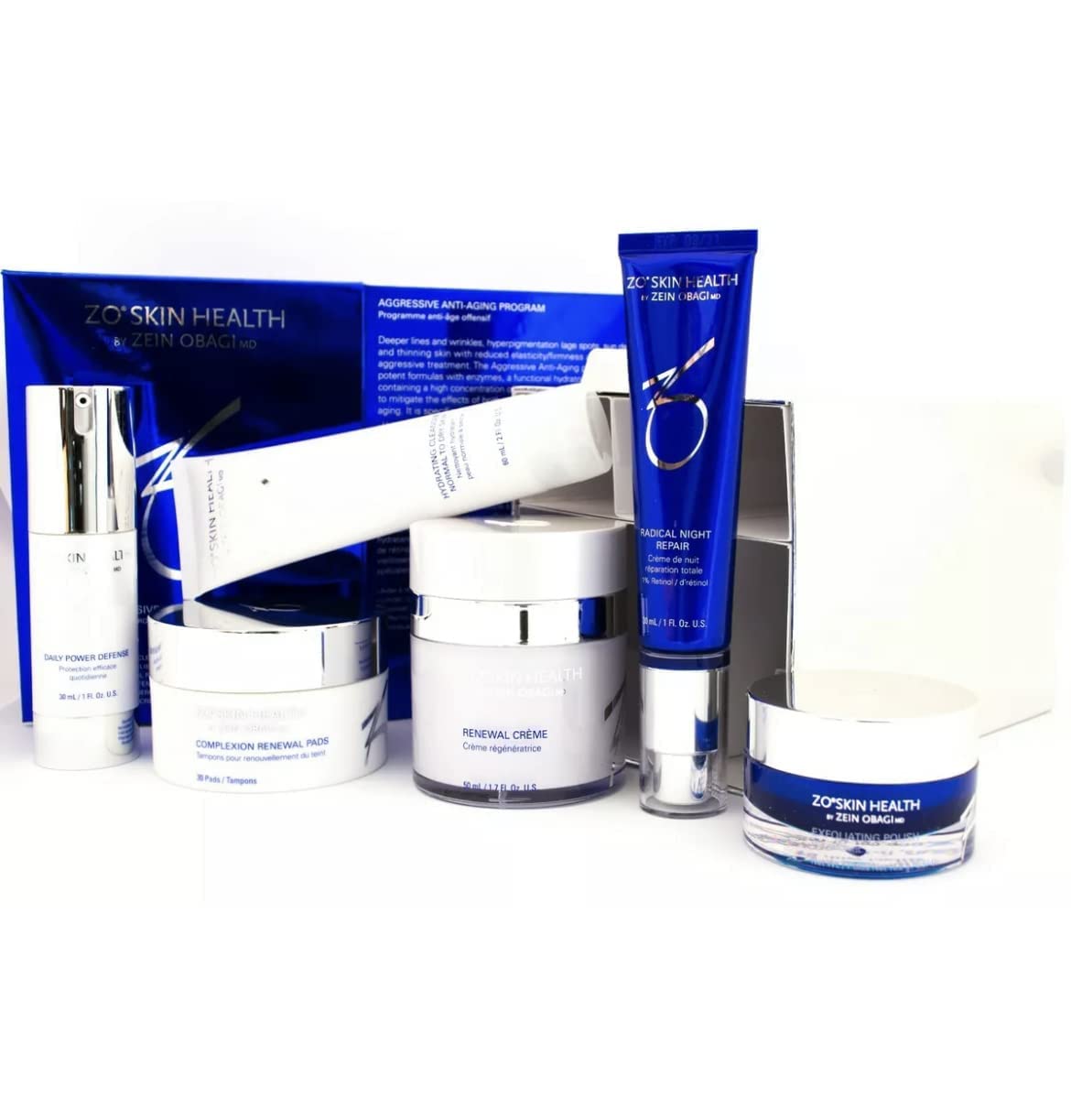ZO Skin Health Exfoliating Aggressive Anti-Aging Program | Advanced Exfoliation for Radiant Skin