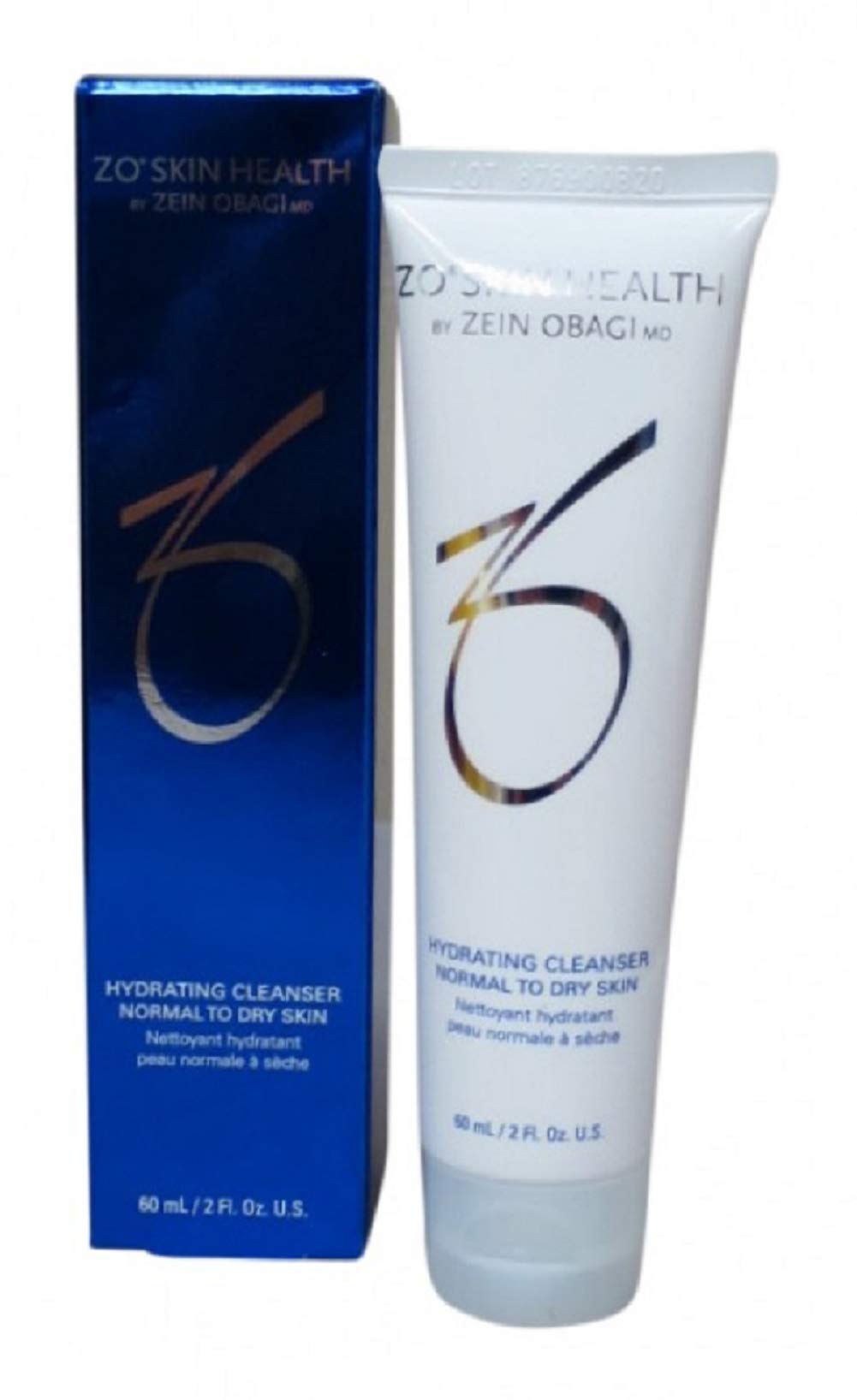 ZO Skin Health Hydrating Cleanser for Normal to Dry Skin – Travel Size (2 Fl. Oz.)
