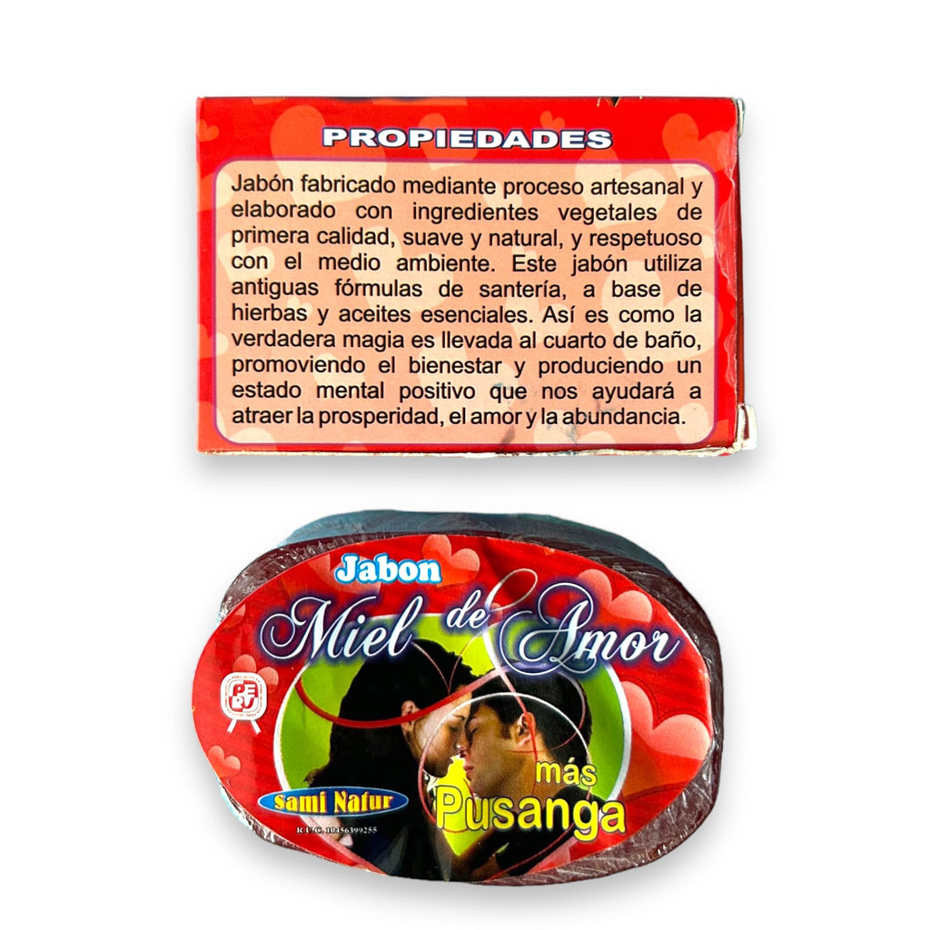 Zoeartcrafts Pusanga & Miel de Amor Bar Soap for Love & Romance | Natural Herbal Soap 90 g