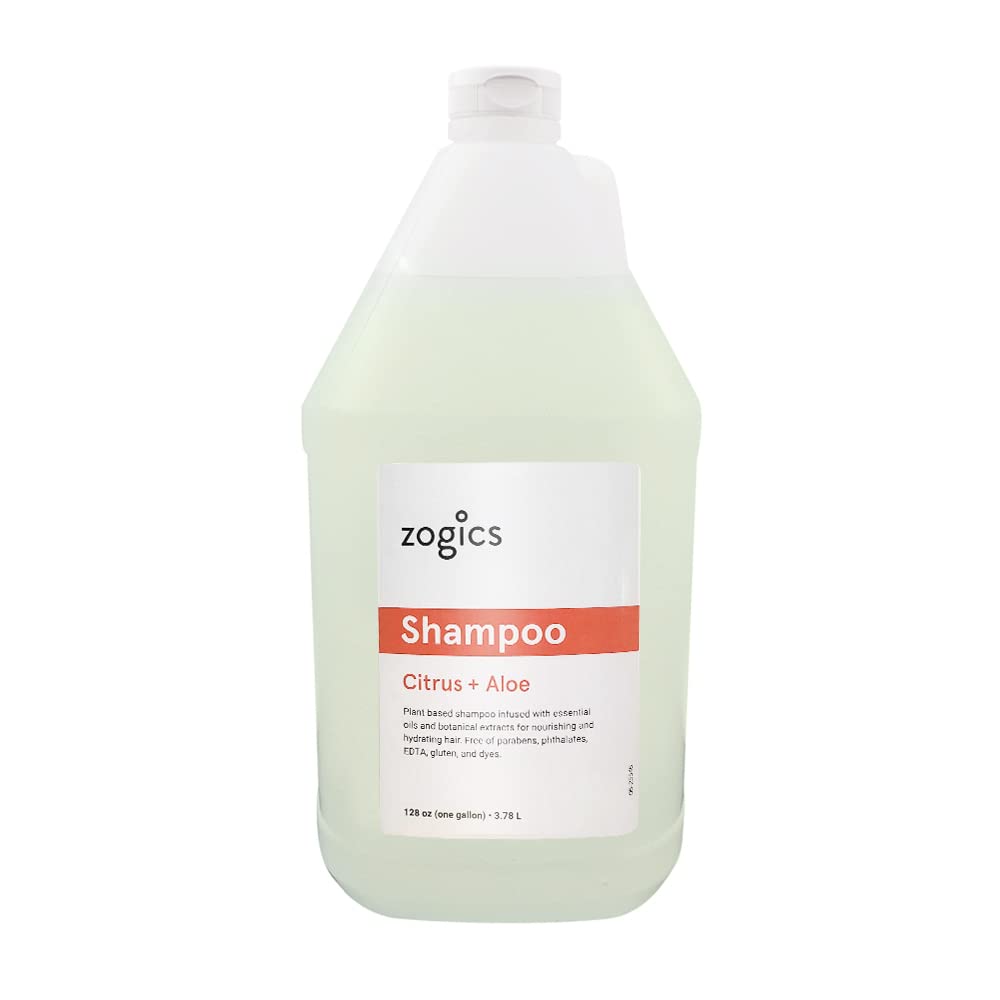 Zogics Citrus + Aloe Scented Shampoo – 4 Gallons per Case